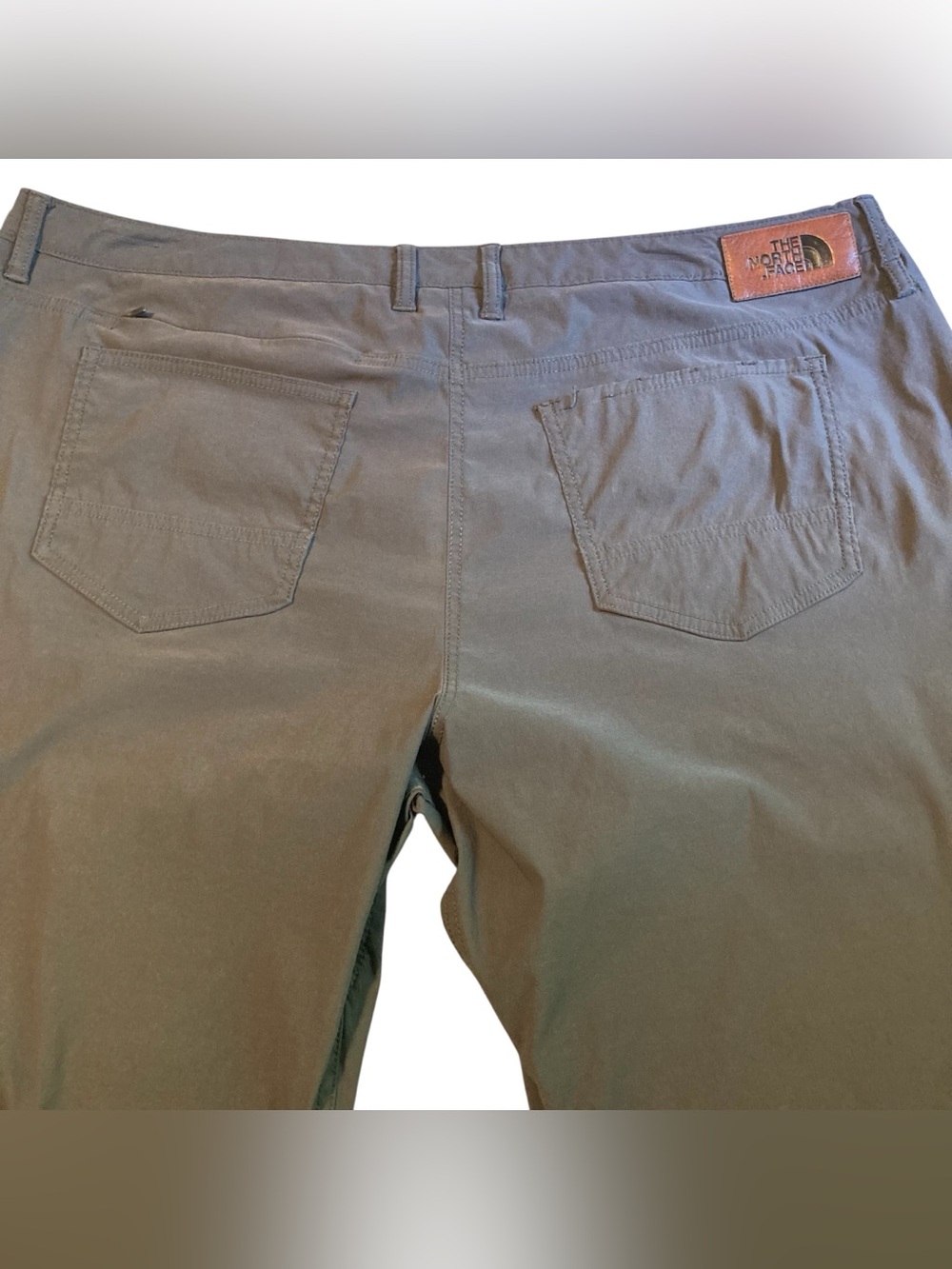 North Face Ultralight Hiking Pant Dk Grey Straight Leg Mens 40x33 missing stitch